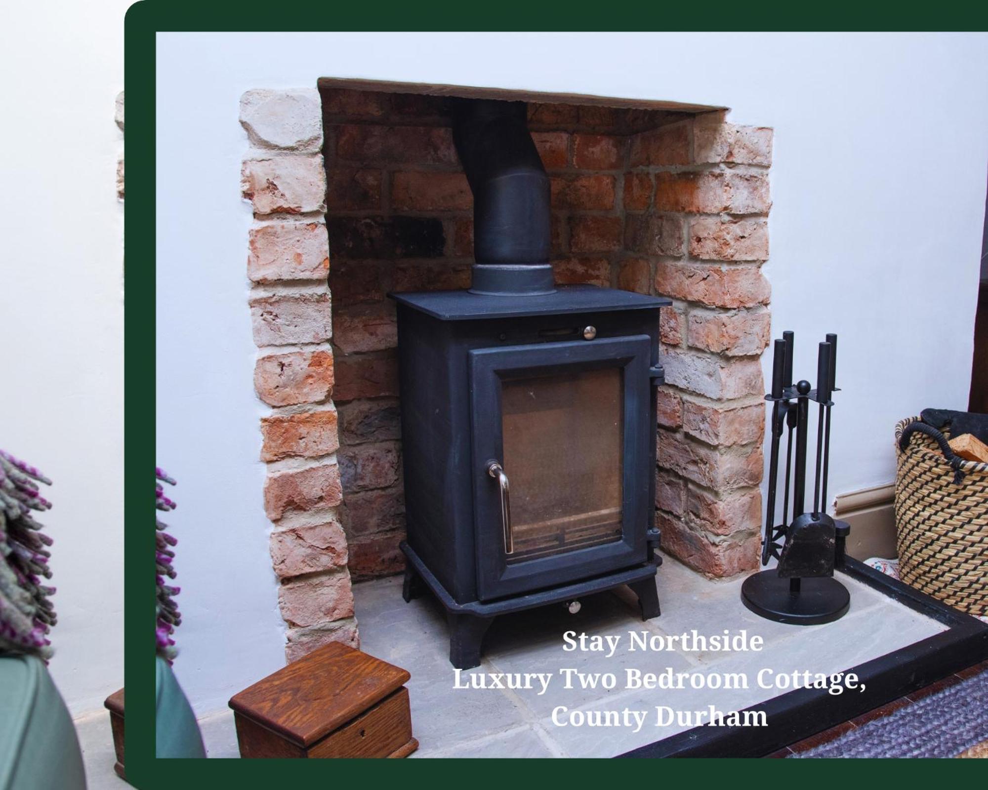 Work And Relax - Fast Wifi, Fireplace & Near Pub Newton Aycliffe Luaran gambar